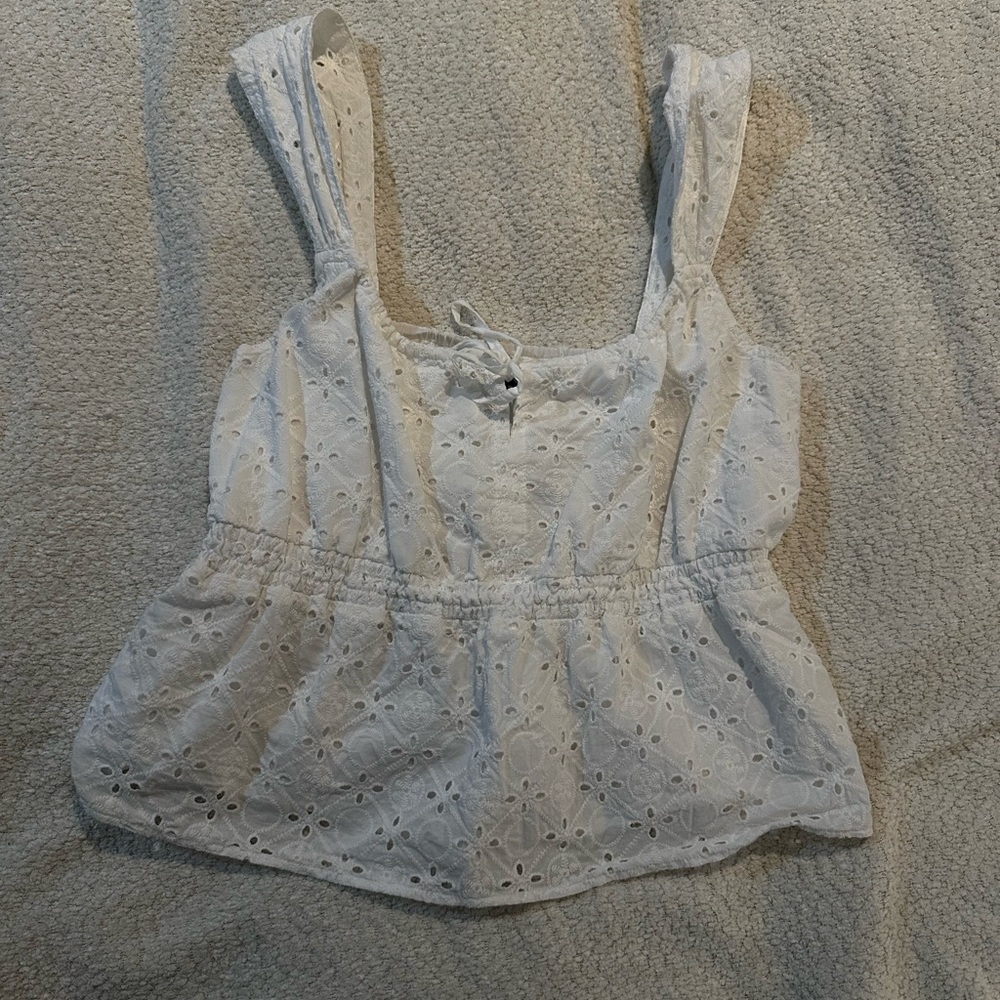 Flag & Anthem lace top